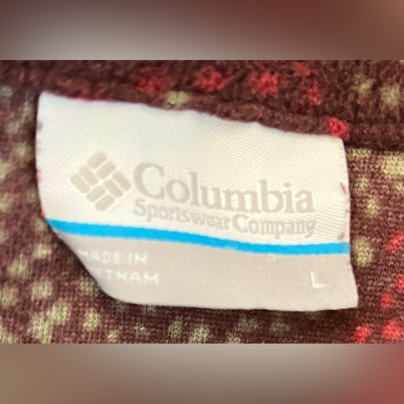 Columbia Womens 1/4 quarter zip lightweight fleece pullover Sz large - Picture 7 of 7